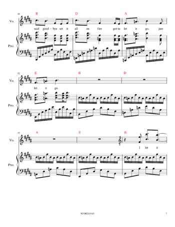 Avril Lavigne - let me go - sheet music preview #6 of 13