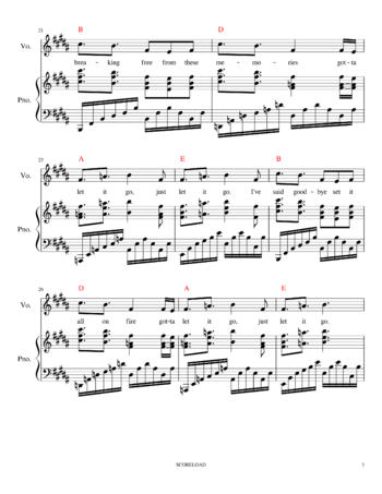Avril Lavigne - let me go - sheet music preview #2 of 13