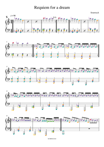 Clint Mansell - lux aeterna - sheet music preview #0 of 2
