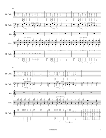 The White Stripes - seven nation army - sheet music preview #6 of 8