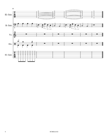 The White Stripes - seven nation army - sheet music preview #7 of 8