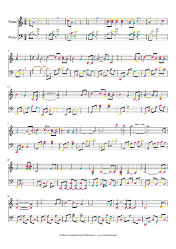 Misc Cartoons - over the green fields - sad romance - sheet music preview #0 of 7