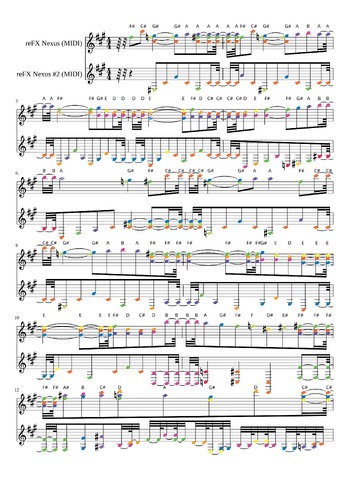 Misc Soundtrack - elfen lied - lilium - sheet music preview #0 of 4