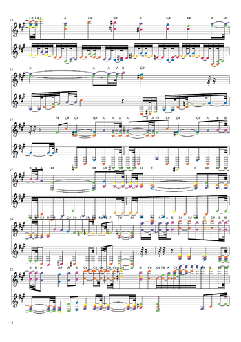 Misc Soundtrack - elfen lied - lilium - sheet music preview #1 of 4
