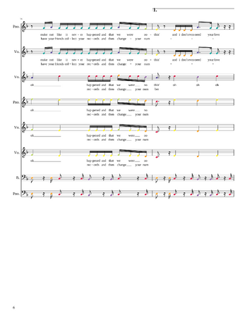 Gotye - somebody that i used to know - sheet music preview #5 of 18