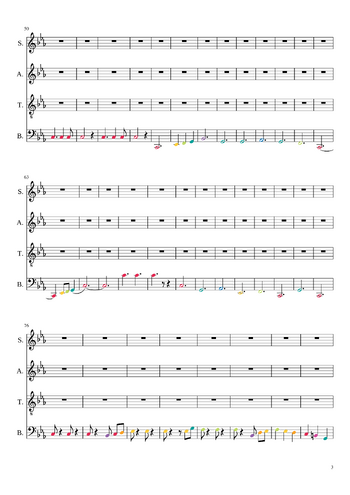 Pentatonix - carol of the bells - sheet music preview #2 of 7
