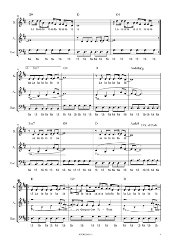 Anavitória - trevo tu - sheet music preview #2 of 4