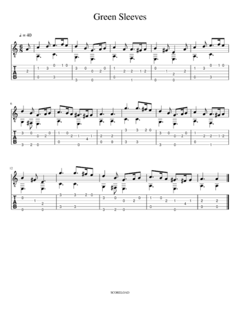 Misc Traditional - Greensleeves