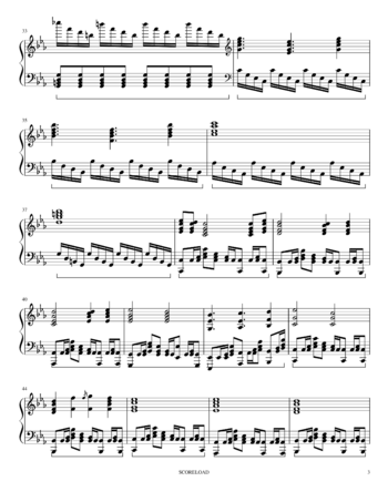 Misc Unsigned Bands - philosophy in flames - rise up - sheet music preview #2 of 5