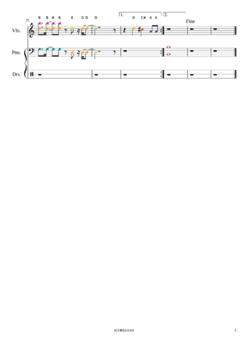 Swedish House Mafia - dont you worry child - sheet music preview #4 of 5