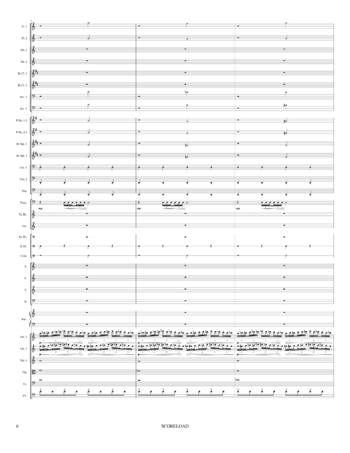 Nobuo Uematsu - One Winged Angel - sheet music preview #5 of 21