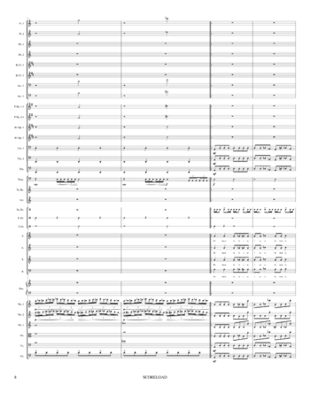 Nobuo Uematsu - One Winged Angel - sheet music preview #7 of 21