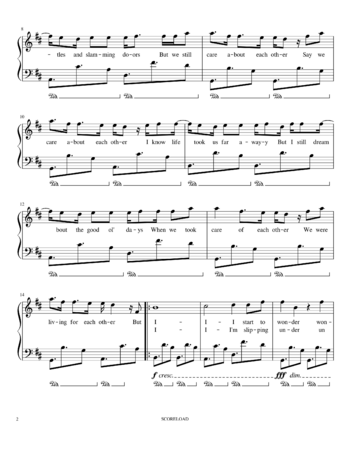 OneRepublic - rescue me - sheet music preview #1 of 8