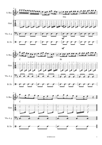 Misc Computer Games - the witcher 3 wild hunt - sheet music preview #4 of 5