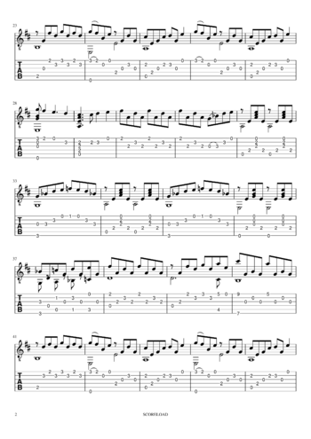 Radiohead - no surprises - sheet music preview #1 of 3