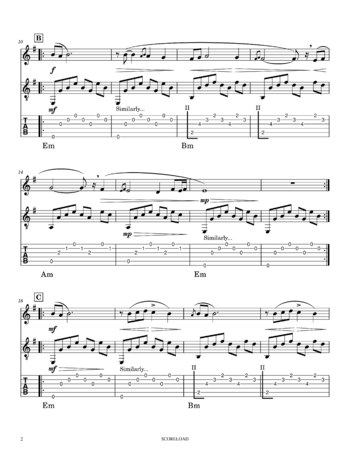 Murat İşbilen - Gülümcan - sheet music preview #1 of 3