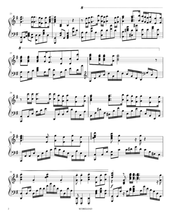 7!! - orange - sheet music preview #1 of 6