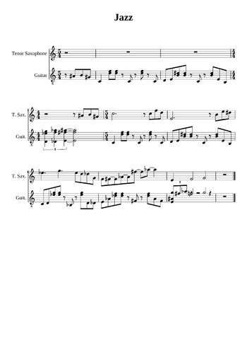 Misc - jazz melody