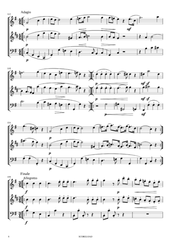 Wolfgang Amadeus Mozart - Due pupille amabili, K.439 - sheet music preview #7 of 14