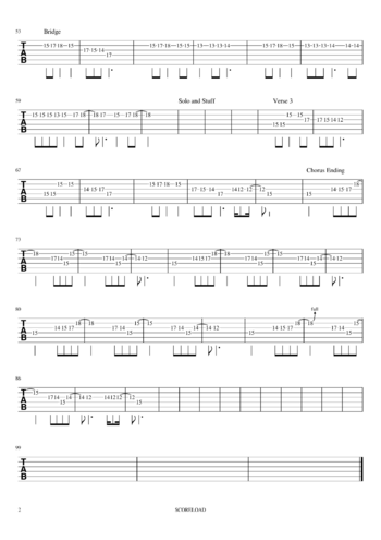 Green Day - 21 guns - sheet music preview #1 of 2