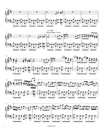 PONOS Corp - Battle Cats Theme - sheet music preview #1 of 12