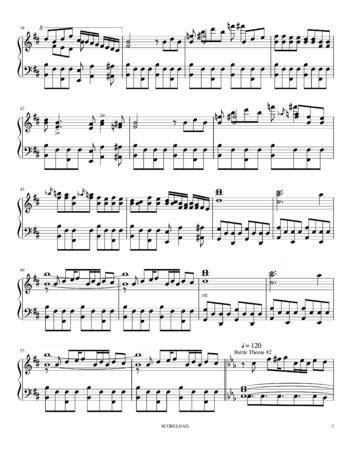 PONOS Corp - Battle Cats Theme - sheet music preview #2 of 12