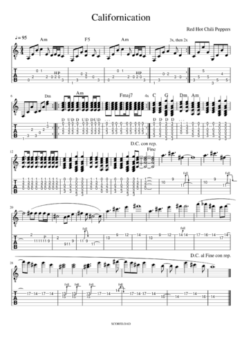 Red Hot Chili Peppers - californication