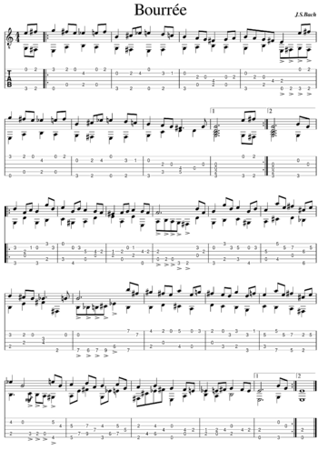 Johann Sebastian Bach - Suite in E minor, BWV 996