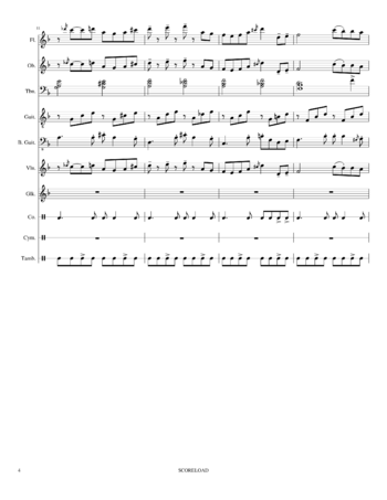 Misc Computer Games - pokemon - littleroot town - sheet music preview #3 of 7
