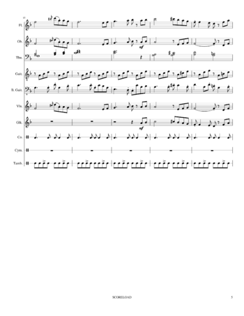 Misc Computer Games - pokemon - littleroot town - sheet music preview #4 of 7