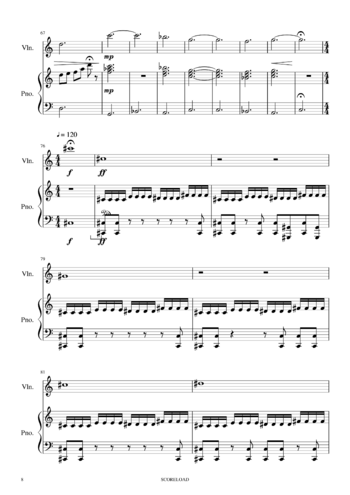 Misc Television - sherlock bbc theme - sheet music preview #7 of 13
