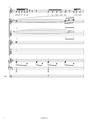 Pink Floyd - the great gig in the sky - sheet music preview #3 of 25