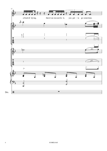 Pink Floyd - the great gig in the sky - sheet music preview #5 of 25