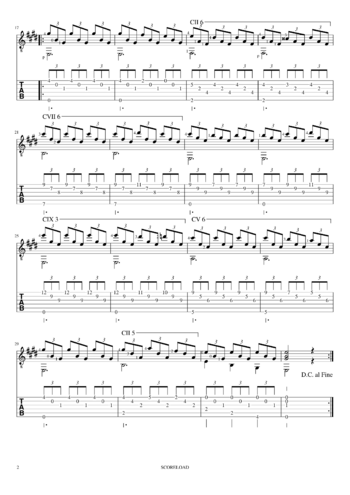 Misc Traditional - spanish romance - sheet music preview #1 of 2