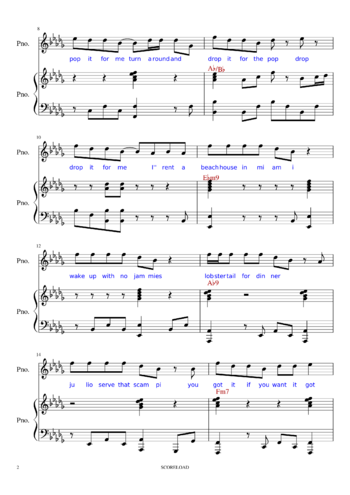 Bruno Mars - That's What I Like - sheet music preview #1 of 5