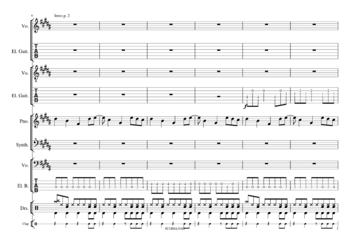 Muse - starlight - sheet music preview #2 of 34