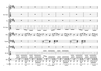 Muse - starlight - sheet music preview #3 of 34