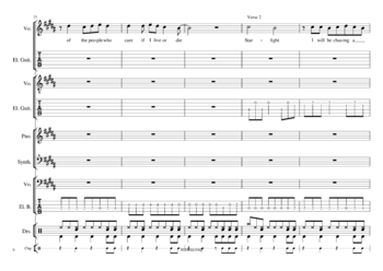 Muse - starlight - sheet music preview #5 of 34