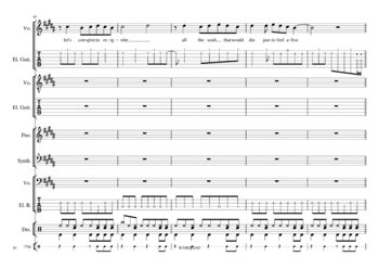 Muse - starlight - sheet music preview #9 of 34