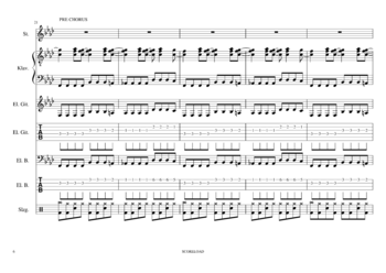 Nirvana - smells like teen spirit - sheet music preview #5 of 16