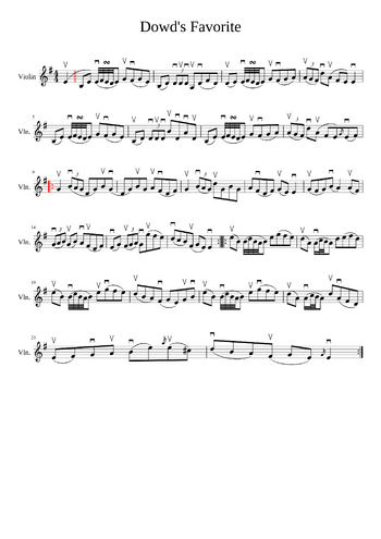 Misc tunes - Dowd's Favorite