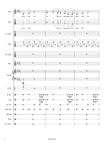 Imagine Dragons - believer - sheet music preview #3 of 37