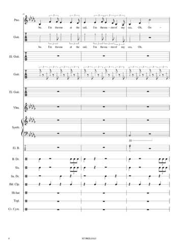 Imagine Dragons - believer - sheet music preview #5 of 37