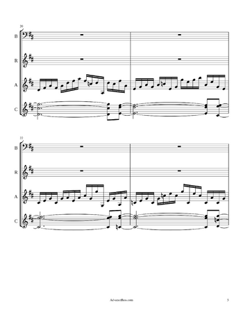 Daft Punk - voyager - sheet music preview #4 of 9