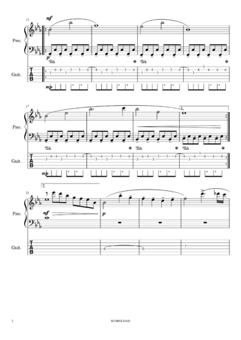 Toby Fox - Undertale - sheet music preview #1 of 6