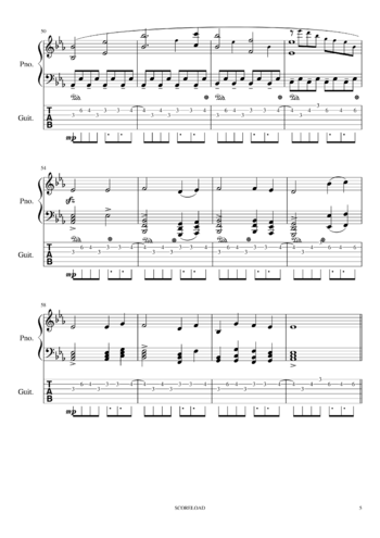 Toby Fox - Undertale - sheet music preview #4 of 6