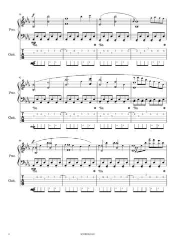 Toby Fox - Undertale - sheet music preview #3 of 6