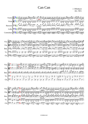 Jacques Offenbach - Orphée aux enfers - sheet music preview #0 of 2