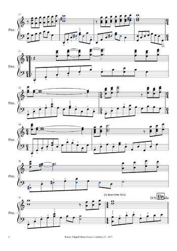 Francis Lai - bilitis - sheet music preview #1 of 3