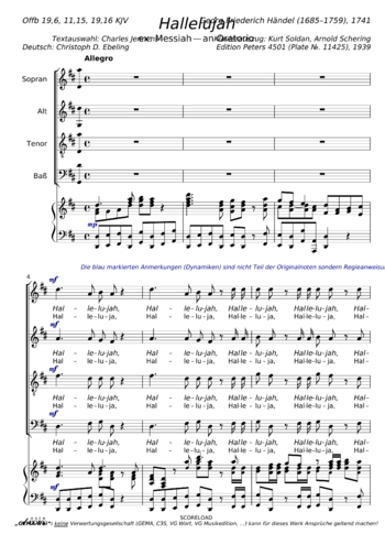 Georg Friedrich Händel - Messiah, HWV 56 - sheet music preview #0 of 17